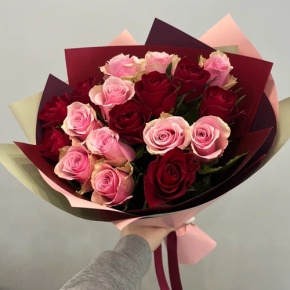 Букет "Вечность" из 17 роз кения (40 см) в Апрелевке