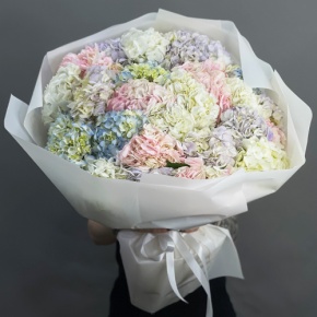Букет из 23 гортензий микс в Апрелевке
