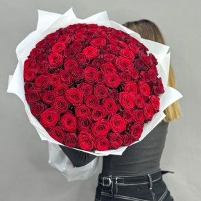 Букет 101 красная роза (60 см) в Апрелевке