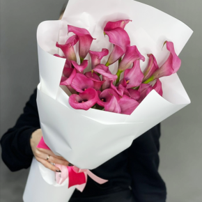 Монобукет из 21 каллы в Апрелевке