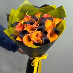 Букет "Карамель" из 29 калл в Апрелевке