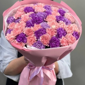 Букет из 51 диантуса микс в Апрелевке