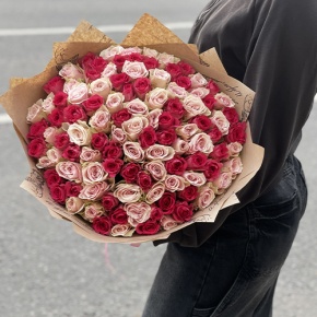 Букет "Амурный" из 101 розы (40 см) в Апрелевке