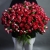 Букет из 51 кустовой рубиновой розы (50 см) в Апрелевке