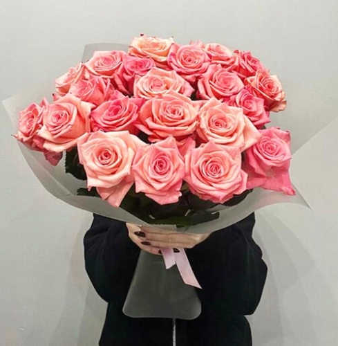 Букет из 21 розовой розы (50 см) в Апрелевке