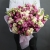 Букет "Сладкая жизнь" из кустовых пионовидных роз и эустом в Апрелевке