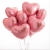 Сердце розовое фольгированный шар с гелием (45 см) в Апрелевке