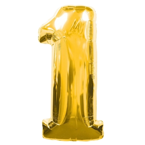 Шар гелиевый цифра 1 (40х102 см) в Апрелевке