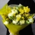 Букет из ранункулюсов и мимозы в Апрелевке