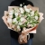 Букет "Полли" из эустом и кустовых пионовидных роз в Апрелевке