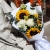 Букет "Солнечный цветочек" из подсолнуха, гиперикума, хризантем и орнитагалума в Апрелевке