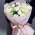 Букет "Белый жемчуг" из гортензий и пионов в Апрелевке