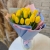 Букет из 15 жёлтых тюльпанов в Апрелевке Букет из 15 жёлтых тюльпанов в Апрелевке