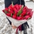Букет 27 красных тюльпанов в Апрелевке