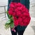 51 малиновая тепличная роза Шангрила (70 см) в Апрелевке